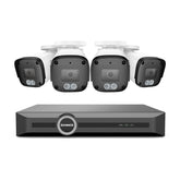 5MP 8 Channel PoE Security System, 6MP NVR, S+265., Human & Vehicle Detection, Smart Playback, Smart Notification with Image Attached
